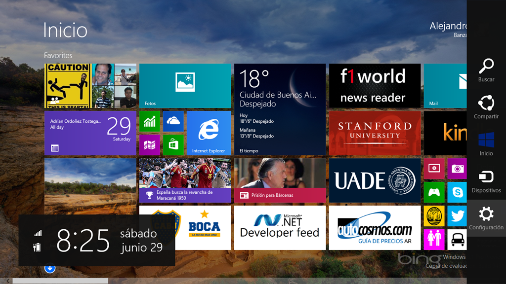 ayer Pantano bandera Windows 8.1 – Cambiar fondo de inicio | Alejandro Banzas - Blog